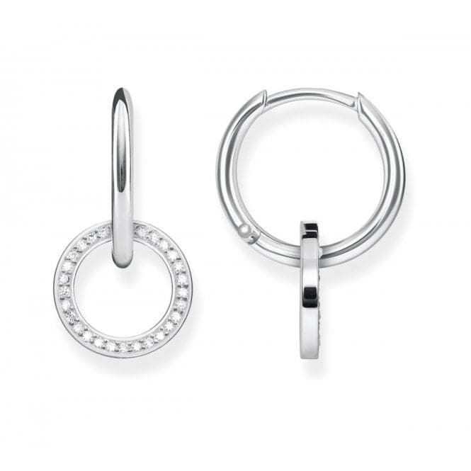 Thomas Sabo Circle Hoop Earrings CR620 - 051 - 14Thomas Sabo Sterling SilverCR620 - 051 - 14