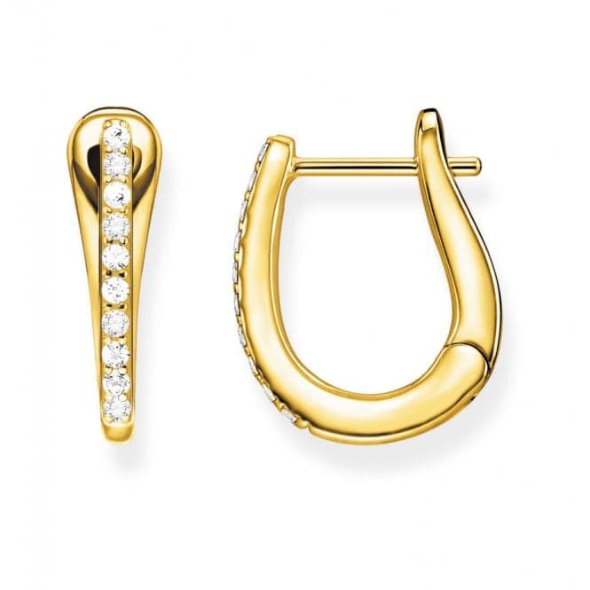 Thomas Sabo Classic Gold Hoop Earrings CR629 - 414 - 14Thomas Sabo Sterling SilverCR629 - 414 - 14