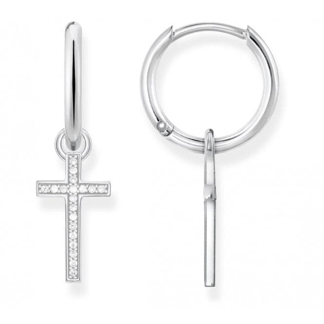 Thomas Sabo Cross Mini Hoops CR622 - 051 - 14Thomas Sabo Sterling SilverCR622 - 051 - 14