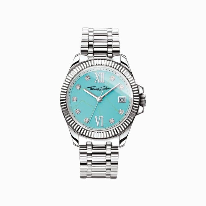 Thomas Sabo Divine Turquoise Leather Womens Watch WA0317 - 201 - 215Thomas Sabo WatchesWA0317 - 201 - 215