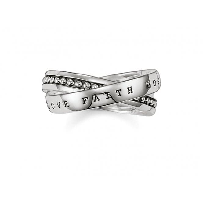 Thomas Sabo Faith Love Hope Ring TR1930 - 001 - 12Thomas Sabo Sterling SilverTR1930 - 001 - 12 - 48