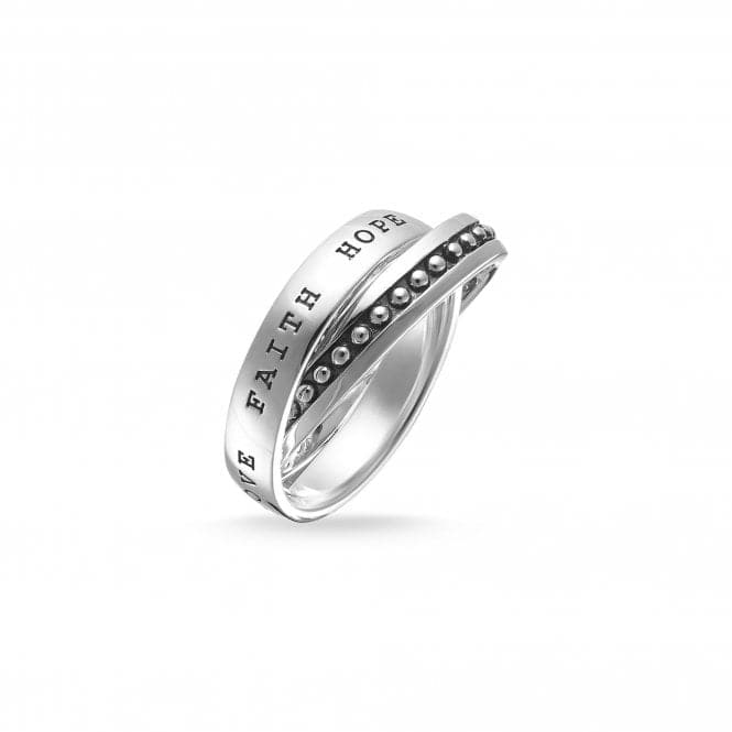 Thomas Sabo Faith Love Hope Ring TR1930 - 001 - 12Thomas Sabo Sterling SilverTR1930 - 001 - 12 - 48