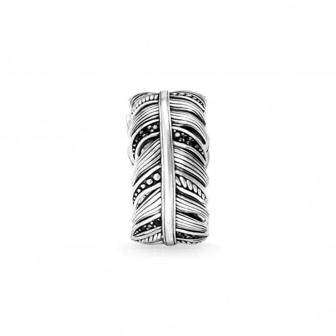 Thomas Sabo Feather Pavé Unisex Ring TR2159 - 643 - 11Thomas Sabo Sterling SilverTR2159 - 643 - 11 - 48