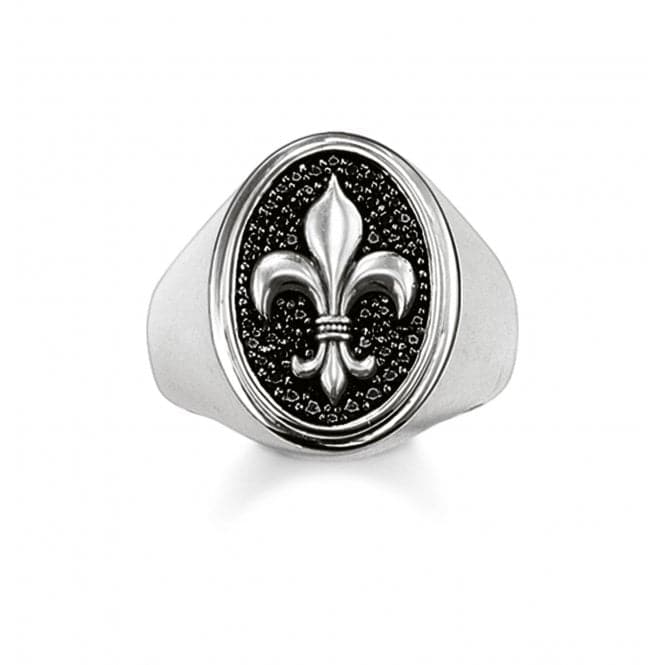 Thomas Sabo Fleur - de - lis Signet Ring TR1803 - 051 - 11Thomas Sabo Sterling SilverTR1803 - 051 - 11 - 66