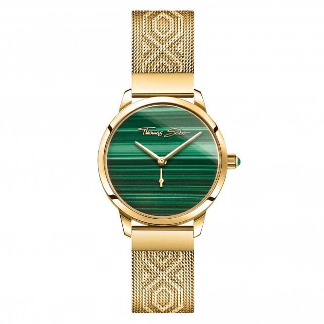 Thomas Sabo Garden Spirit Malachite Womens Watch WA0365 - 264 - 211Thomas Sabo WatchesWA0365 - 264 - 21