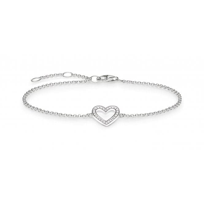 Thomas Sabo Glam And Soul Heart Bracelet A1553 - 051 - 14Thomas Sabo Sterling SilverA1553 - 051 - 14