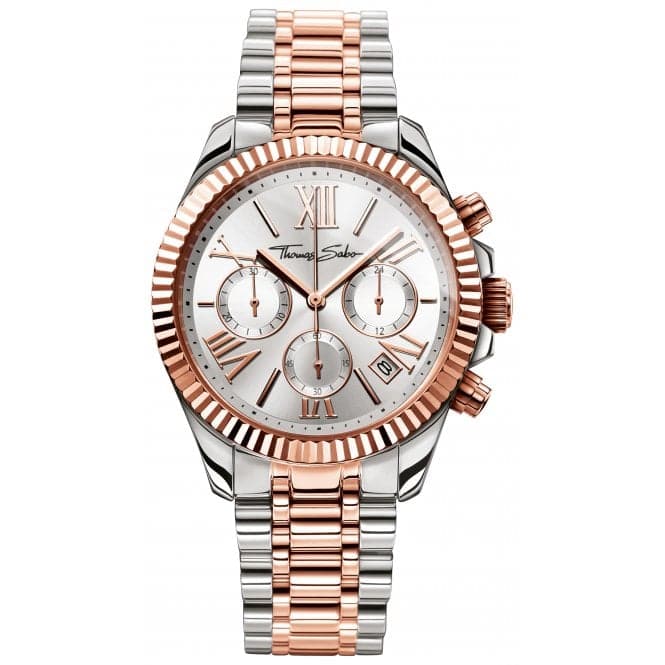 Thomas Sabo Glam & Soul Rose Gold Chronograph Watch WA0221 - 272 - 201Thomas Sabo WatchesWA0221 - 272 - 201