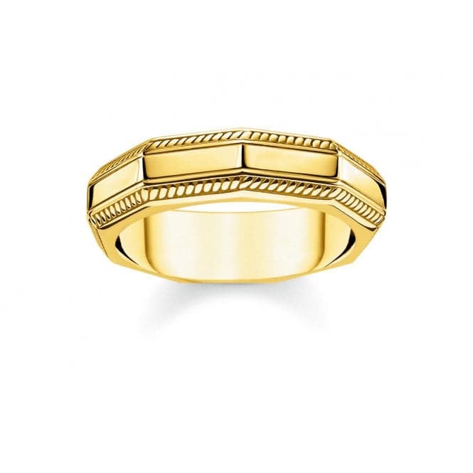 Thomas Sabo Gold Angular Band Ring TR2276 - 413 - 39Thomas Sabo Sterling SilverTR2276 - 413 - 39 - 68