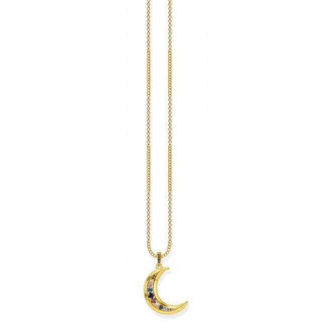 Thomas Sabo Gold Kingdom Of Dreams Moon Necklace KE1826 - 959 - 7 - L45vThomas Sabo Sterling SilverKE1826 - 959 - 7 - L45v