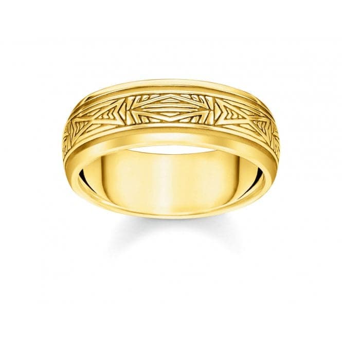 Thomas Sabo Gold Ornament Band Ring TR2277 - 413 - 39Thomas Sabo Sterling SilverTR2277 - 413 - 39 - 68