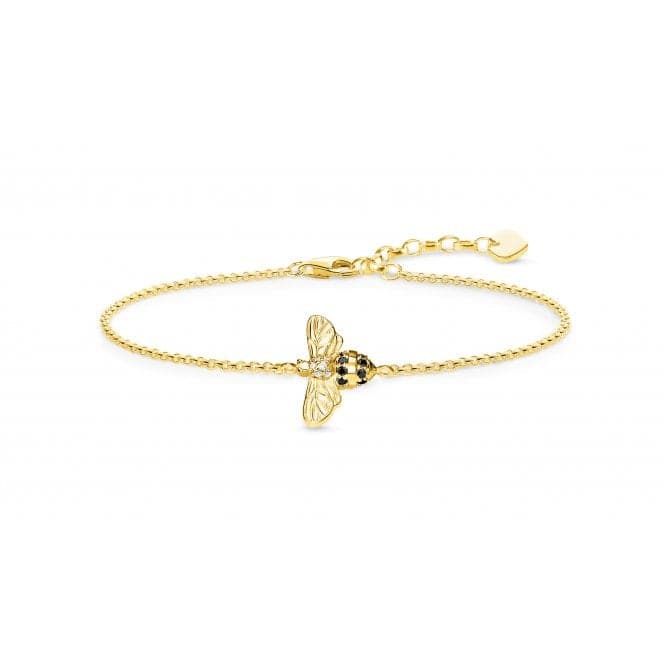 Thomas Sabo Gold Plated Bee Bracelet A1865 - 414 - 7 - L19vThomas Sabo Sterling SilverA1865 - 414 - 7 - L19v