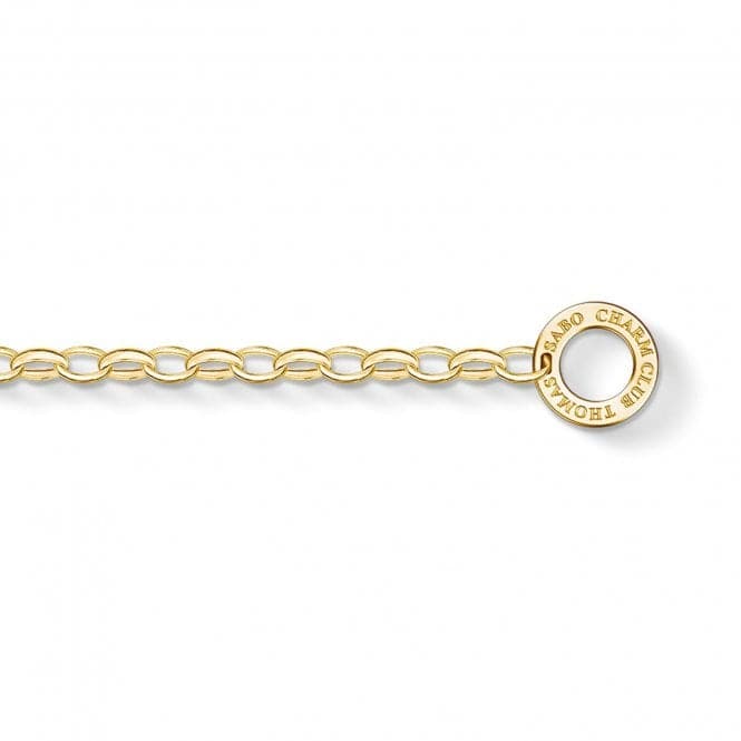 Thomas Sabo Gold Plated Charm Bracelet X0243 - 413 - 39Thomas Sabo Charm ClubX0243 - 413 - 39 - L15.5