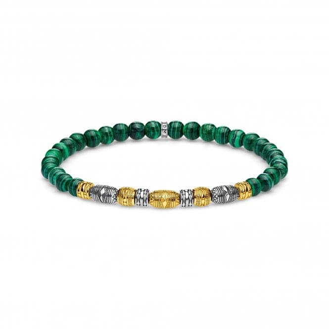 Thomas Sabo Green Lucky Charm Beaded Bracelet A1920 - 140 - 6Thomas Sabo Sterling SilverA1920 - 140 - 6 - L19