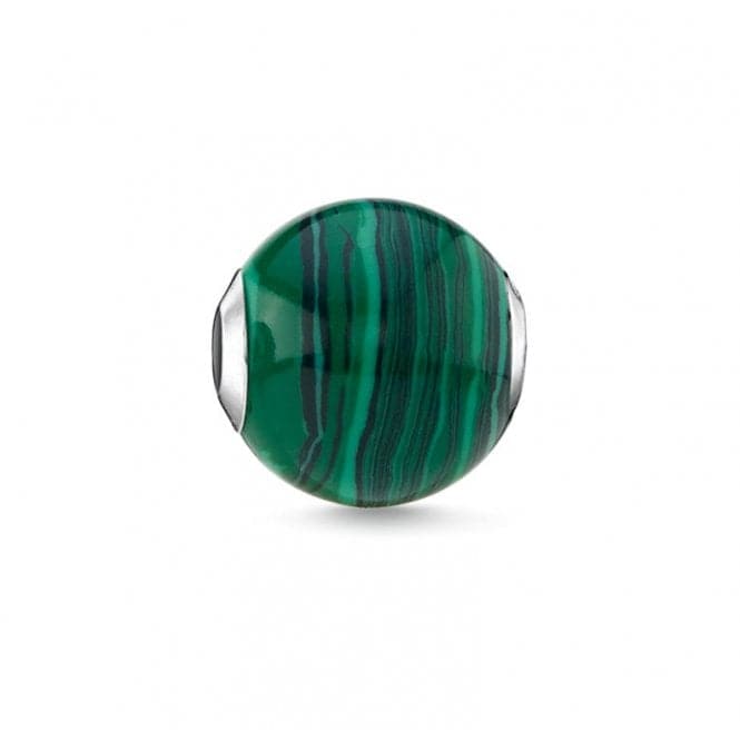 Thomas Sabo Green Malachite Stone Karma Bead K0296 - 475 - 6Thomas Sabo Karma BeadsK0296 - 475 - 6