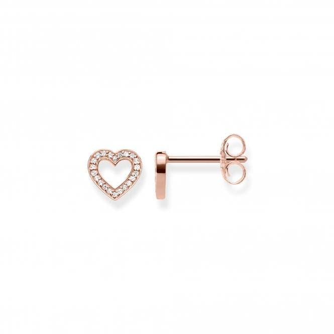 Thomas Sabo Heart Large Rose Gold Ear Studs H1945 - 416 - 14Thomas Sabo Sterling SilverH1945 - 416 - 14