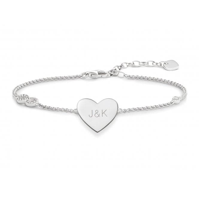 Thomas Sabo Heart With Infinity Bracelet A1486 - 051 - 14Thomas Sabo Sterling SilverA1486 - 051 - 14