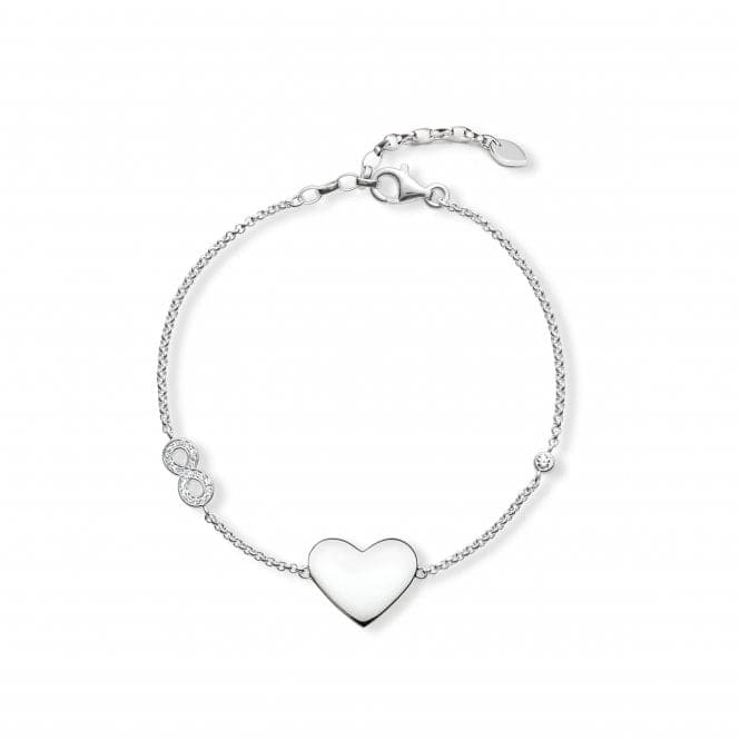Thomas Sabo Heart With Infinity Bracelet A1486 - 051 - 14Thomas Sabo Sterling SilverA1486 - 051 - 14