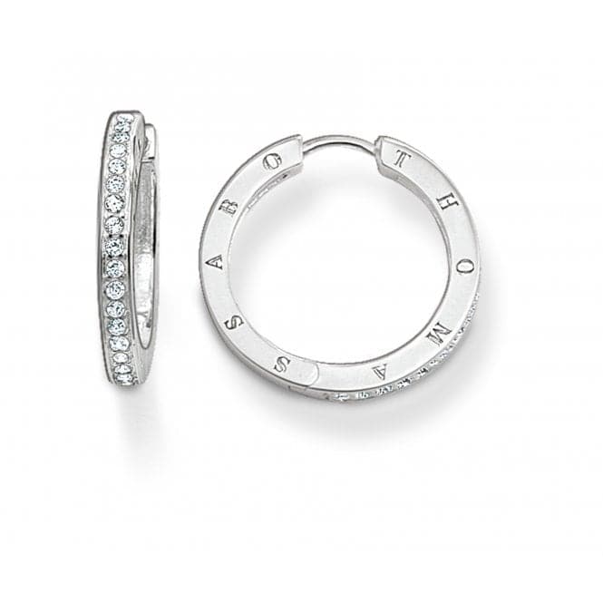 Thomas Sabo Hinged Hoop Earrings CR528 - 051 - 14Thomas Sabo Sterling SilverCR528 - 051 - 14