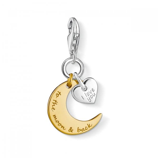 Thomas Sabo I Love You To The Moon & Back Pendant 1443 - 413 - 39Thomas Sabo Charm Club1443 - 413 - 39