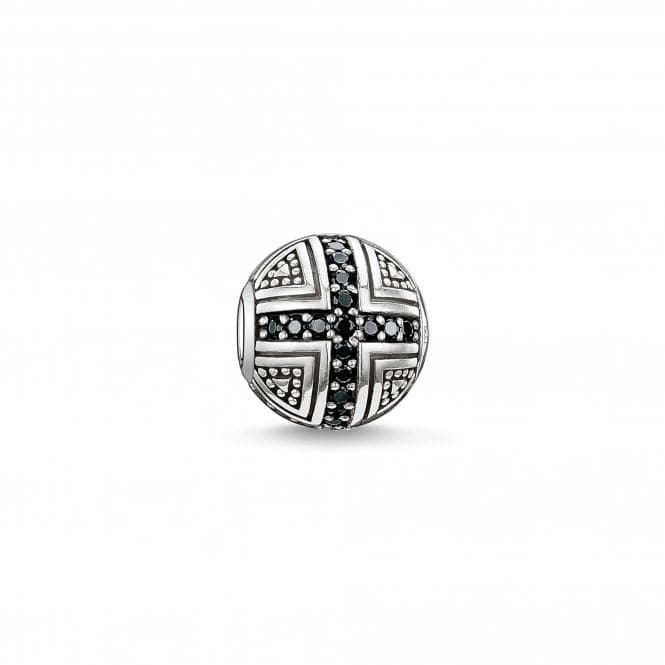 Thomas Sabo Karma Beads Silver Zirconia Black Hero K0030Thomas Sabo Karma BeadsK0030 - 051 - 11