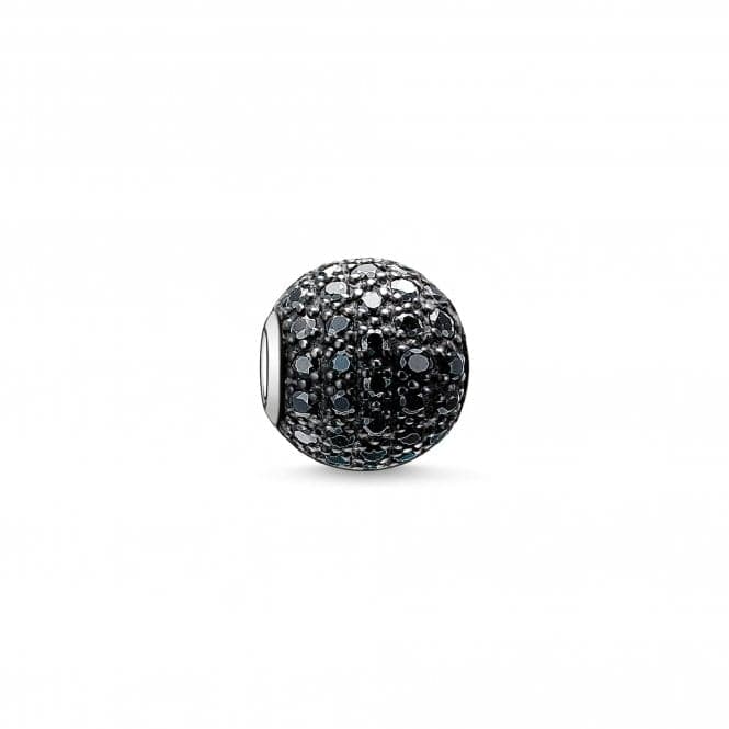 Thomas Sabo Karma Beads Silver Zirconia Pave Black K0029Thomas Sabo Karma BeadsK0029 - 051 - 11