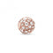 Thomas Sabo Karma Sterling Silver Gold Plated Rose Gold Zirconia K0105Thomas Sabo Karma BeadsK0105 - 416 - 14