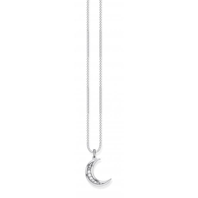 Thomas Sabo Kingdom Of Dreams Moon Necklace KE1826 - 643 - 14 - L45vThomas Sabo Sterling SilverKE1826 - 643 - 14