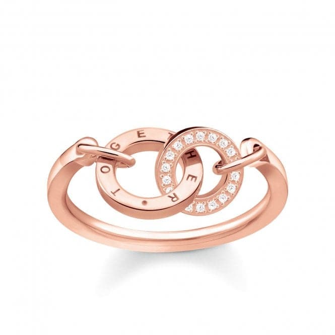 Thomas Sabo Ladies Glam and Soul Rose Gold Together Ring TR2141 - 416 - 40Thomas Sabo Sterling SilverTR2141 - 416 - 40 - 48