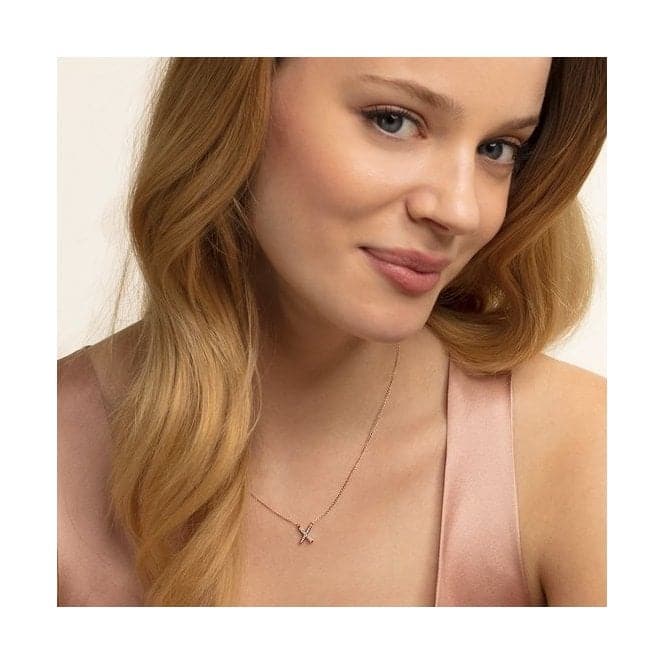 Thomas Sabo Ladies Rose Gold X Necklace KE1657 - 416 - 14 - L45vThomas Sabo Sterling SilverKE1657 - 416 - 14 - L45v