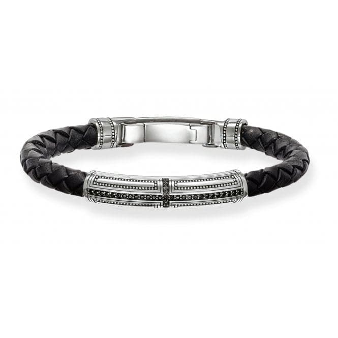 Thomas Sabo Leather Strap Cross Bracelet LB41 - 019 - 11Thomas Sabo Sterling SilverLB41 - 019 - 11 - L