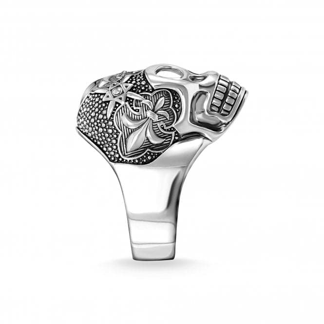 Thomas Sabo Lily Skull Power Ring TR2155 - 637 - 21Thomas Sabo Sterling SilverTR2155 - 637 - 21 - 48