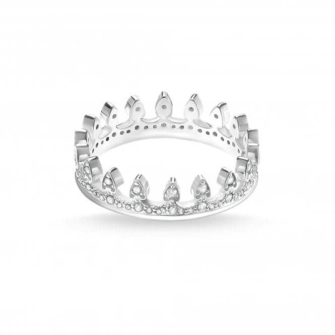 Thomas Sabo Love Anchor Silver Zirconia Crown Ring TR2235 - 051 - 14Thomas Sabo Sterling SilverTR2235 - 051 - 14 - 48