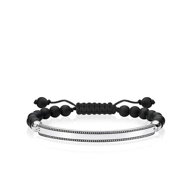 Thomas Sabo Love Bridge Black Bracelet LBA0129 - 811 - 11 - L24vThomas Sabo Love BridgeLBA0129 - 811 - 11 - L24v