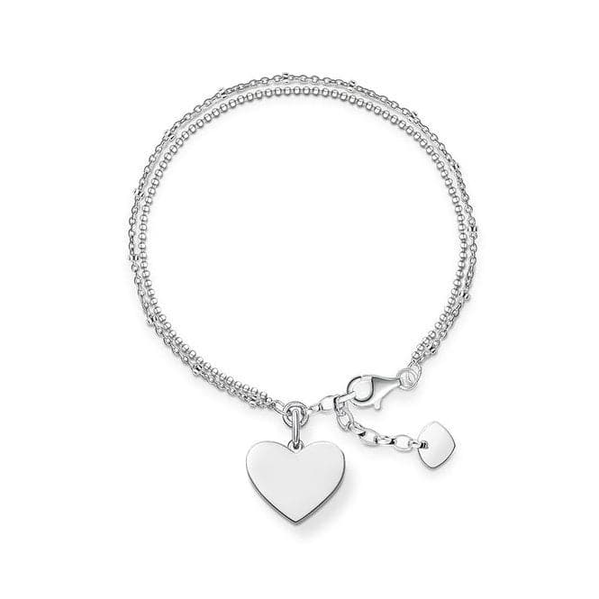 Thomas Sabo Love Bridge Double Chain Heart Bracelet LBA0102 - 001 - 12Thomas Sabo Love BridgeLBA0102 - 001 - 12