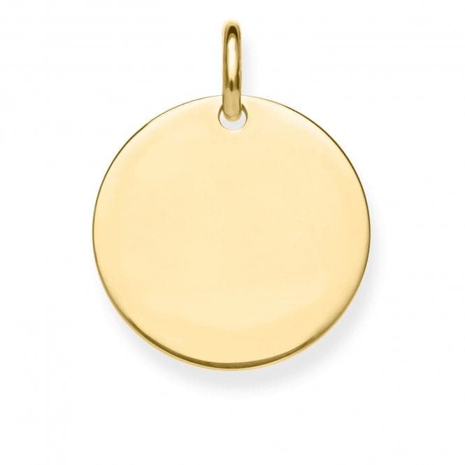 Thomas Sabo Love Bridge Gold Disc Pendant LBPE0016 - 413 - 12Thomas Sabo Love BridgeLBPE0016 - 413 - 12