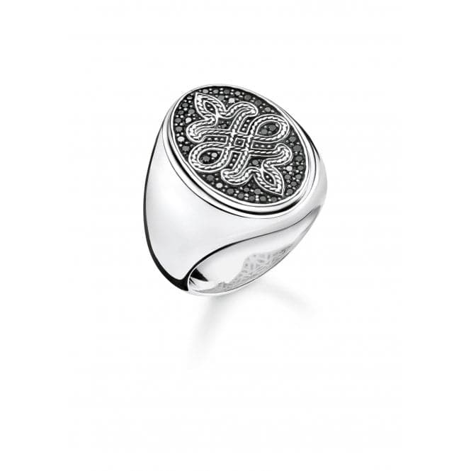 Thomas Sabo Love Knot Signet Ring TR2007 - 051 - 11Thomas Sabo Sterling SilverTR2007 - 051 - 11 - 48