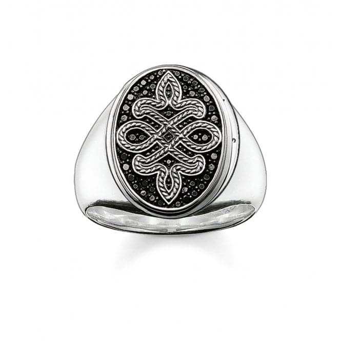 Thomas Sabo Love Knot Signet Ring TR2007 - 051 - 11Thomas Sabo Sterling SilverTR2007 - 051 - 11 - 48