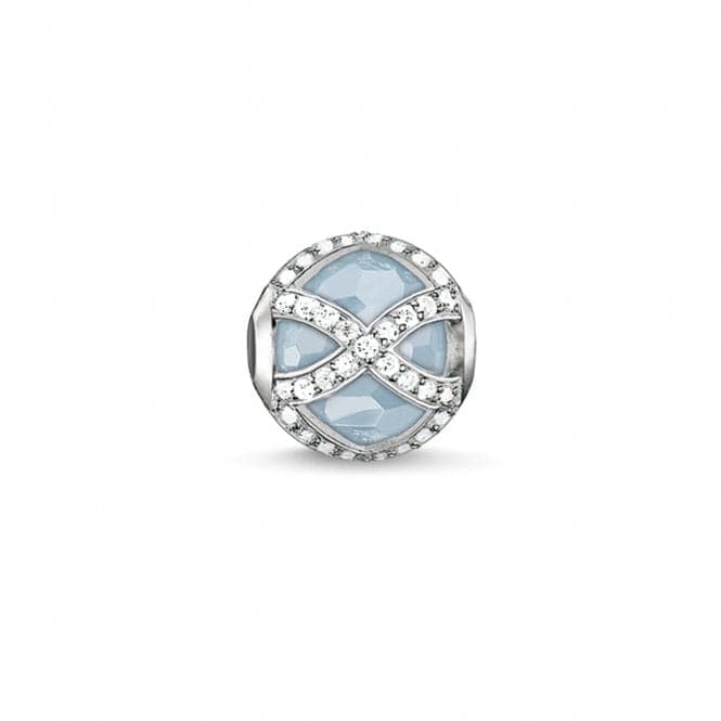 Thomas Sabo Milky Aquamarine Zirconia Karma Bead K0145 - 694 - 31Thomas Sabo Karma BeadsK0145 - 694 - 31