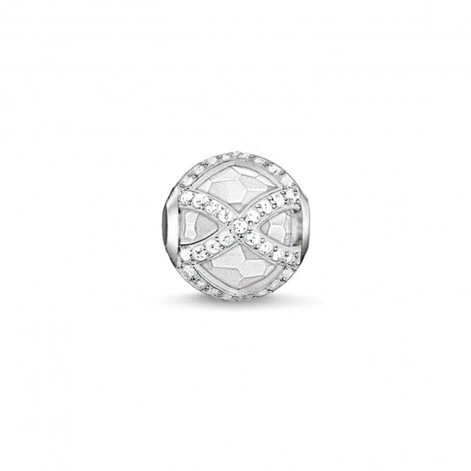 Thomas Sabo Milky Quartz Zirconia Karma Bead K0140 - 690 - 14Thomas Sabo Karma BeadsK0140 - 690 - 14