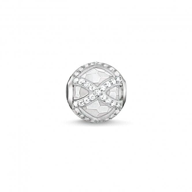 Thomas Sabo Milky Quartz Zirconia Karma Bead K0140 - 690 - 14Thomas Sabo Karma BeadsK0140 - 690 - 14