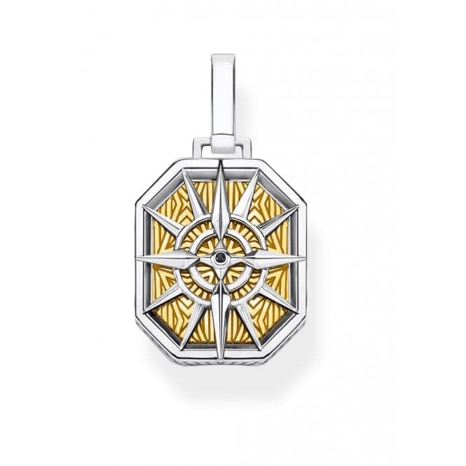 Thomas Sabo Multicoloured Compass Pendant PE867 - 849 - 7Thomas Sabo Sterling SilverPE867 - 849 - 7