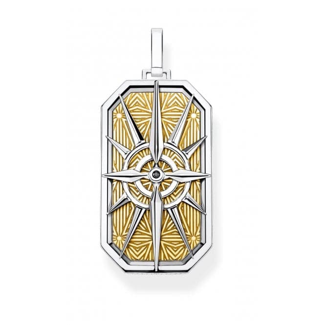 Thomas Sabo Multicoloured Gold Compass Pendant PE868 - 849 - 7Thomas Sabo Sterling SilverPE868 - 849 - 7