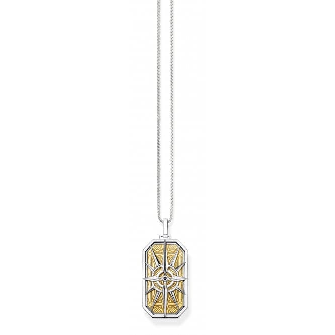 Thomas Sabo Multicoloured Gold Compass Pendant PE868 - 849 - 7Thomas Sabo Sterling SilverPE868 - 849 - 7