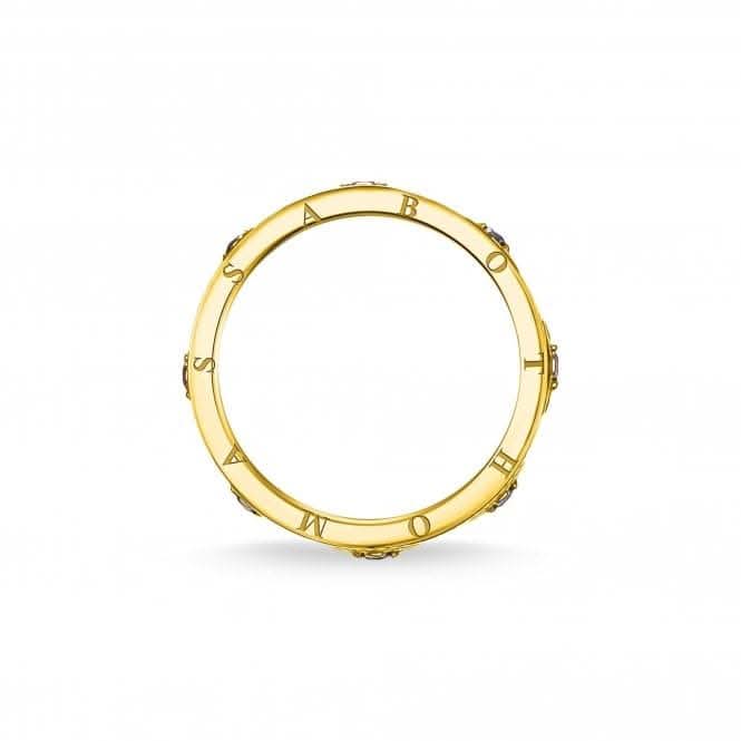Thomas Sabo Multicoloured Gold Crown Ring TR2265 - 973 - 7Thomas Sabo Sterling SilverTR2265 - 973 - 7 - 60