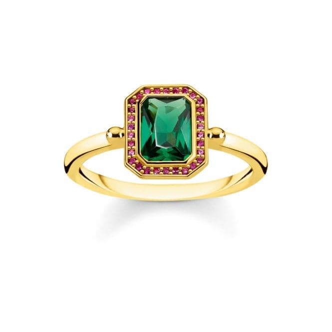 Thomas Sabo Multicoloured Multistone Gold Ring TR2264 - 973 - 7Thomas Sabo Sterling SilverTR2264 - 973 - 7 - 60