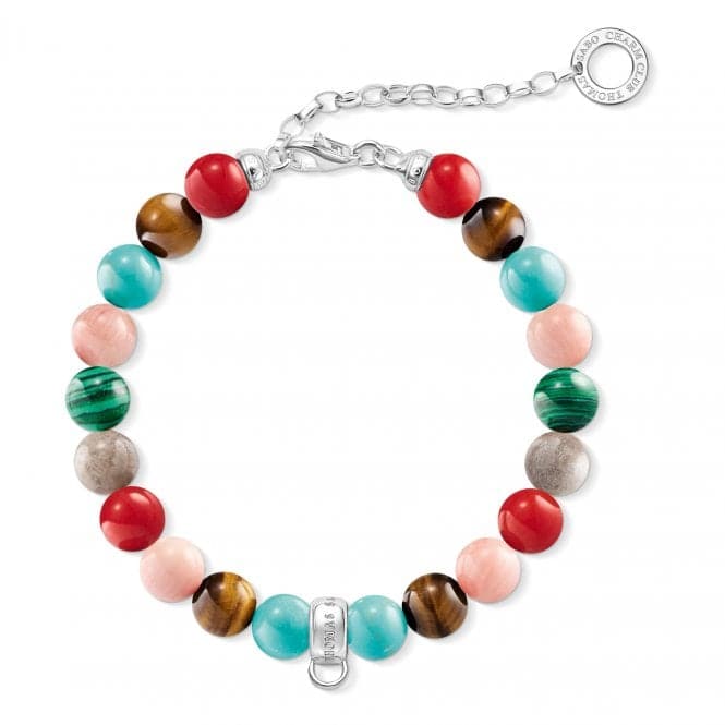 Thomas Sabo Multicoloured Sterling Silver Bracelet X0223 - 952 - 7Thomas Sabo Charm ClubX0223 - 952 - 7