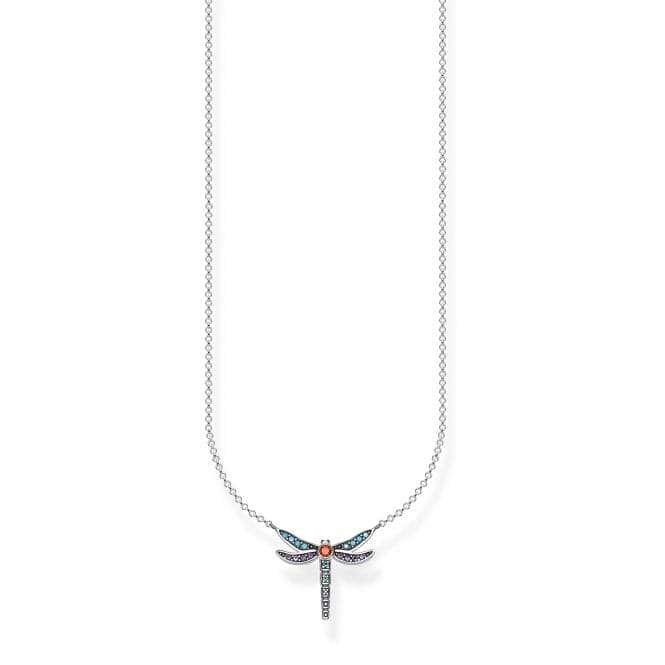 Thomas Sabo Paradise Silver Dragonfly Necklace KE1837 - 845 - 7 - L45vThomas Sabo Sterling SilverKE1837 - 845 - 7 - L45v