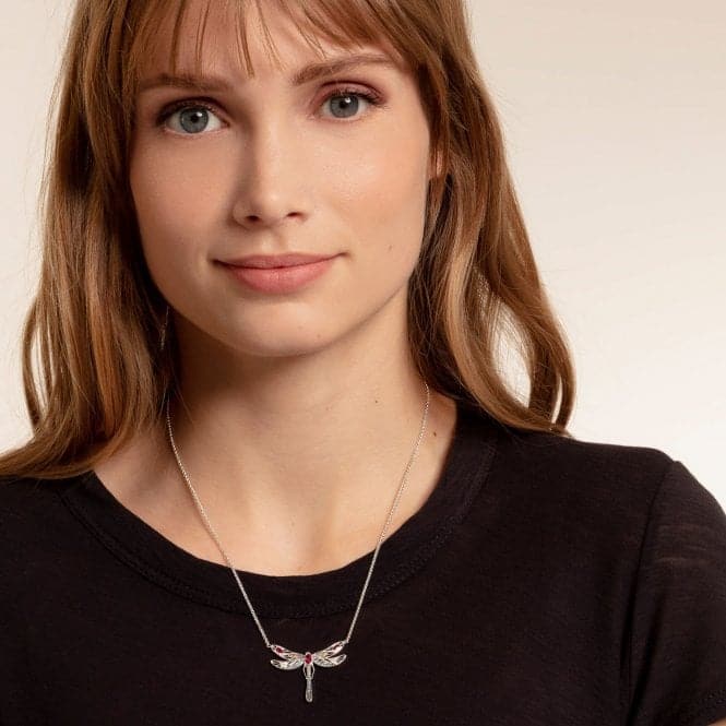 Thomas Sabo Paradise Silver Dragonfly Necklace KE1838 - 998 - 7 - L45vThomas Sabo Sterling SilverKE1838 - 998 - 7 - L45v