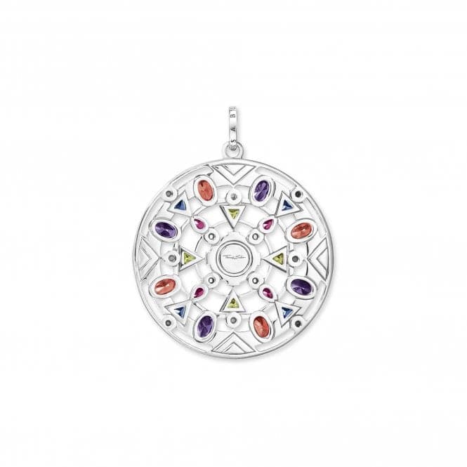 Thomas Sabo Paradise Silver Multi - coloured Pendant PE828 - 994 - 7Thomas Sabo Sterling SilverPE828 - 994 - 7