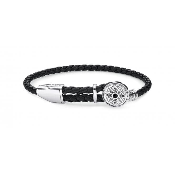 Thomas Sabo Rebel at Heart Cross Leather Bracelet A1861 - 949 - 11 - L25vThomas Sabo Sterling SilverA1861 - 949 - 11 - L25v